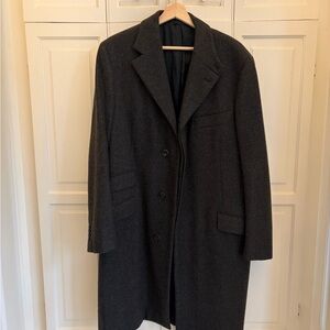 Hermes Dark Gray Wool Coat 2010